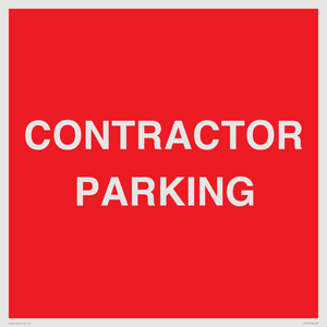 CONTRACTOR PARKING